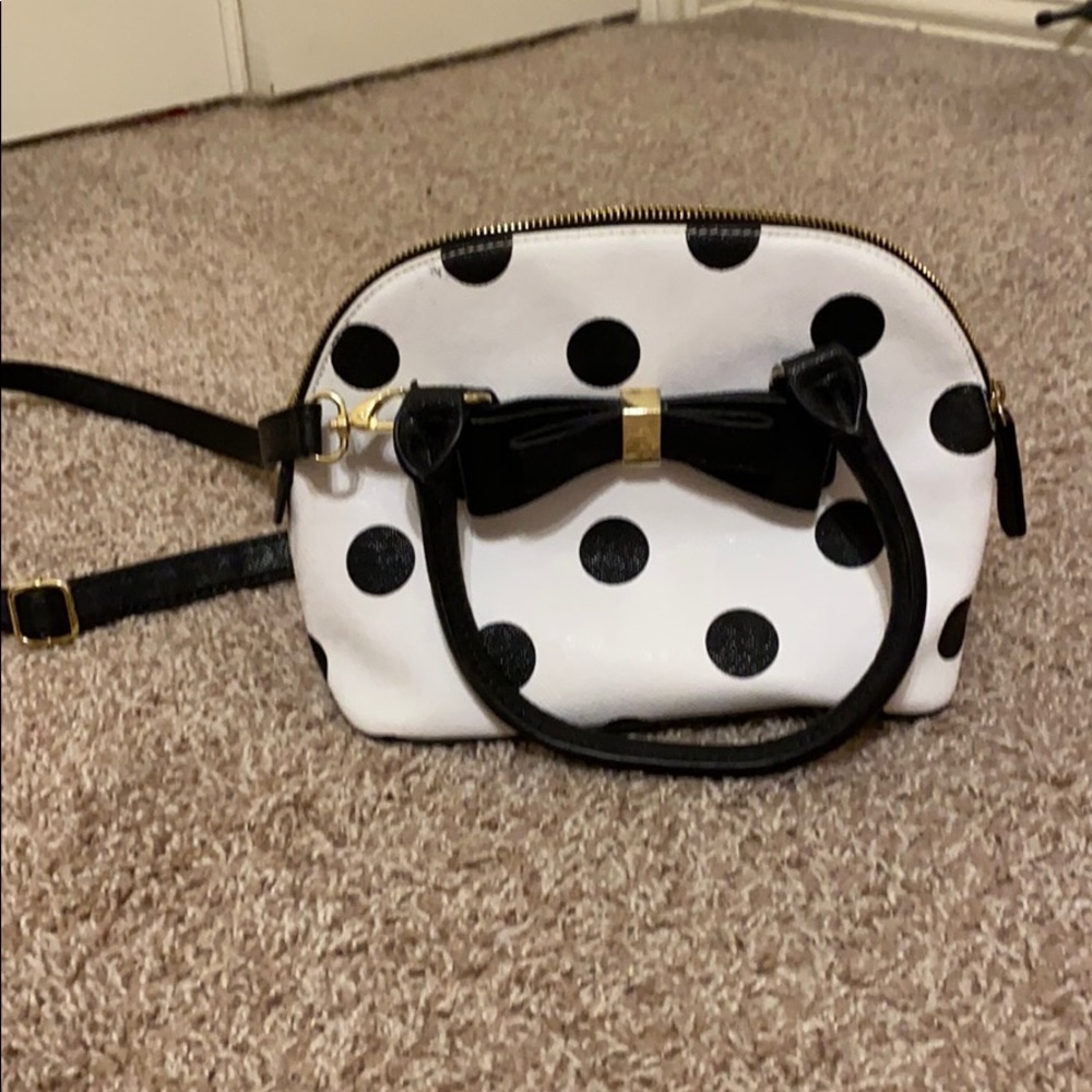 A spotted purse